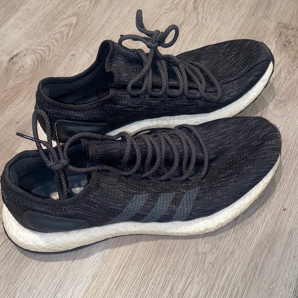 Adidas Grey/Black PureBOOST Sneakers